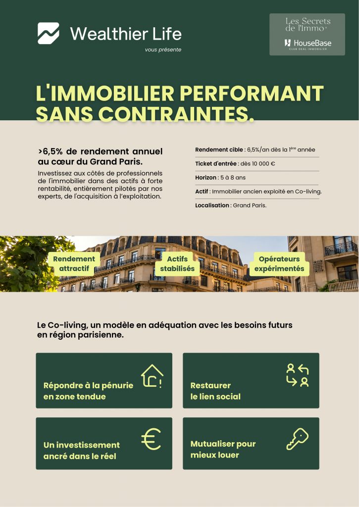 Investissement immobilier Wealthier Life, foncière immobilier médecins chirurgiens dentistes, patrimoine immobilier médecins